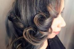 digital perm long hair